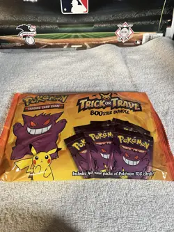 2022 Pokemon BOOster Bundle Trick or Trade Treat New Sealed 40 Packs Sealed - Image 1