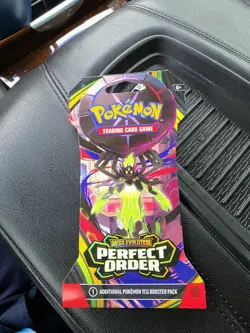 🔥FREE SHIPPING🔥 Pokemon Mega Evolution PERFECT ORDER SLEEVED BOOSTERS - Image 1