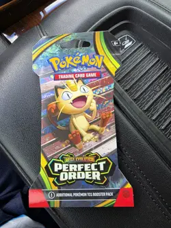 🔥FREE SHIPPING🔥 Pokemon Mega Evolution PERFECT ORDER SLEEVED BOOSTERS - Image 2