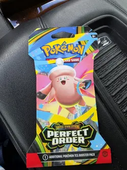 🔥FREE SHIPPING🔥 Pokemon Mega Evolution PERFECT ORDER SLEEVED BOOSTERS - Image 3