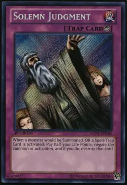 Yu-Gi-Oh! - Legendary Collection 4: Mega-Pack Solemn Judgement 2013 LCJW-EN182 - Image 1