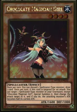 Yu-Gi-Oh! Dark Side of Dimensions: Movie Pack Chocolate Magician Girl MVP1-ENG52 - Image 1