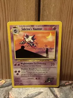 Sabrina's Haunter 55/132 Gym Challenge Regular unlimited Pokemon Card - Image 1