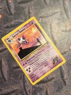 Sabrina's Haunter 55/132 Gym Challenge Regular unlimited Pokemon Card - Image 3