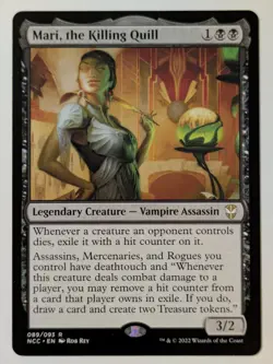 Mari, the Killing Quill - NM - SNC Streets of New Capenna Commander - MTG Magic - Image 1