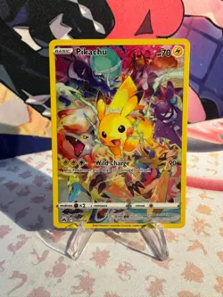 Pikachu 160/159 SWSH: Crown Zenith Secret Rare Full Art Pokemon TCG English - Image 1