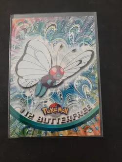 Pokemon Topps Butterfree #12 Non Holo Blue Logo NM - Image 1