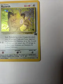 Pokemon TCG Meowth Holo #10 Black Star Promo Gameboy Exclusive - Image 5