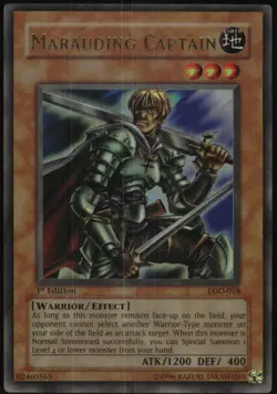 Yu-Gi-Oh! - Legacy of Darkness Marauding Captain 2003 LOD-018 1st Edition - Image 1