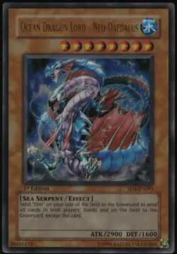 Yu-Gi-Oh! - Ocean Dragon Lord - Neo-Daedalus 2005 SD4-EN001 UR 1st Edition - Image 1