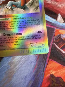 Salamance 19/97 Reverse Holo Rare Pokemon Card TCG - Image 4