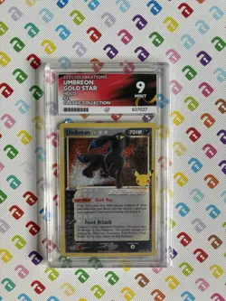Pokemon Card TCG Umbreon Gold star Holo 17/17 ACE 9 Mint Celebrations 25th - Image 1