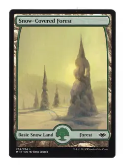 MTG magic cards 1x Snow-Covered Forest Modern Horizons NM-Mint, English - Image 1