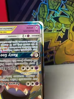 Pokemon Muk and Alolan Muk GX Unbroken Bonds Card 61/214 NM - Image 5