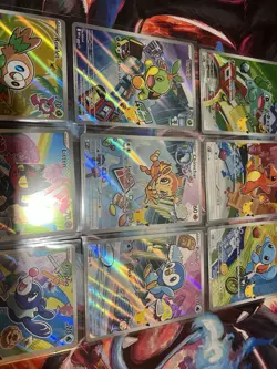 Pokemon 2026 First Partner Illustration Collection Series 1 Promo Set (9 Cards) - Image 3