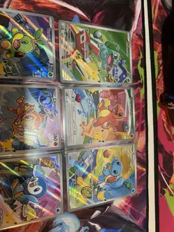 Pokemon 2026 First Partner Illustration Collection Series 1 Promo Set (9 Cards) - Image 4