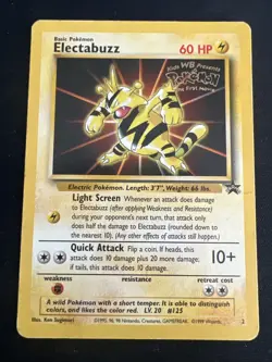 Wizards of the Coast (WotC) Black Star Promo Pokemon Card Lot: Electabuzz & Mew - Image 4
