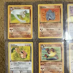 Pokemon Cards Jungle Series Lot Of 8 1st Edition WOTC 1999-2000 Vintage - Image 2