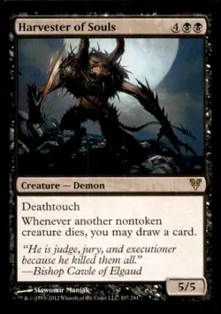 Harvester of Souls LP Light Play Avacyn Restored MTG [11416] - Image 1