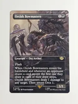 Mtg Orcish Bowmasters Borderless LTR 0433 English Rare Normal - Image 1