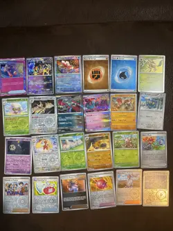 Pokemon Prismatic Evolutions 24 Card Lot H Energy Reverse Holo Pokeball EX NM A - Image 1