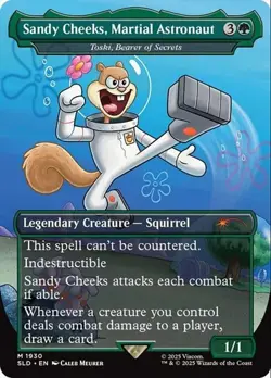 Toski, Bearer of Secrets "Sandy Cheeks, Martial Astronaut" - Secret Lair NM MTG - Image 1