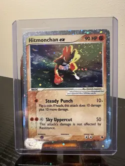 Pokemon TCG Hitmonchan EX Ruby and Sapphire Holo Ultra Rare Card 98/109 - Image 3