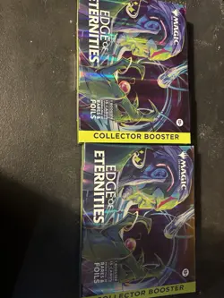 Magic The Gathering Edge Of Eternities Collector Omega Booster Box IN HAND - Image 1