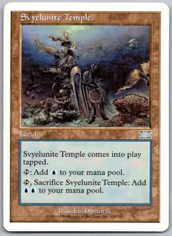 Svyelunite Temple 329 Uncommon Classic Sixth Edition Magic: The Gathering LP - Image 1