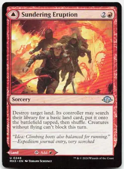 Sundering Eruption 248 Uncommon Modern Horizons 3 Magic: The Gathering Near Mint - Image 1