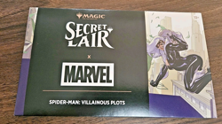 MTG Magic Secret Lair Marvel Spider-Man: Villainous Plot Non-Foil SEALED Pack - Image 1