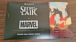 MTG Magic Secret Lair Marvel Spider-Man: Heroic Deeds Non-Foil SEALED Pack - Image 1