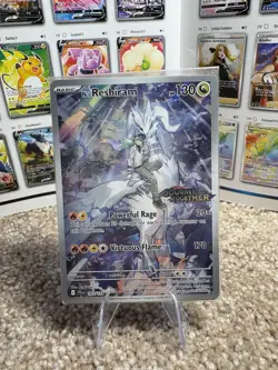 Pokemon TCG *SEALED* N’s Reshiram 167/159 Journey Together Stamped Promo Card - Image 1