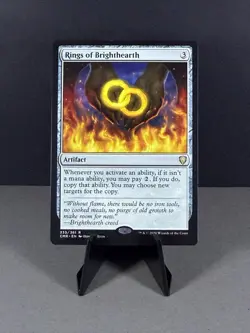 MTG Rings of Brighthearth, Commander Legends, 335/361, Near Mint Unplayed - Image 1