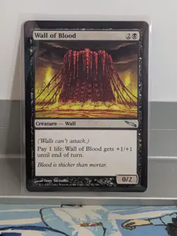 Wall of Blood X1 LP Mirrodin MTG - Image 1