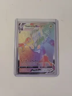 Toxtricity VMAX 196/192 Pokemon TCG Rainbow Holo Card Shining Fates NM - Image 1
