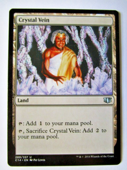 MTG Crystal Vein Commander 2014 Light Play!! - Image 1