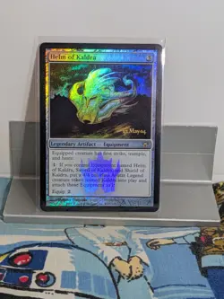 Helm of Kaldra PRERELEASE FOIL X1 LP Fifth Dawn MTG - Image 1
