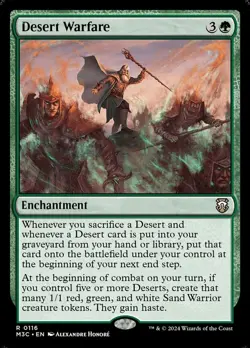 Desert Warfare ~ Lightly Played Commander: Modern Horizons 3 MTG Magic UltimateM - Image 1