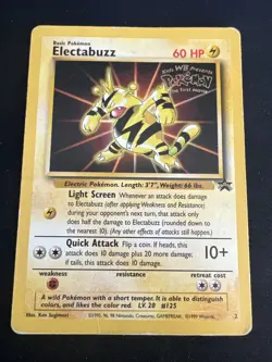 Wizards of the Coast (WotC) Black Star Promo Pokemon Card Lot: Entei Electabuzz - Image 2