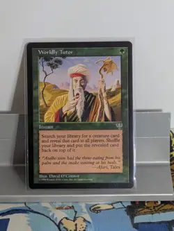 Worldly Tutor X1 LP Mirage MTG - Image 1