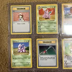 Pokemon Vintage TCG Cards Shadowless 1999 Base Set Lot (12) - Image 2