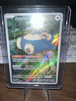 Pokemon TCG Snorlax 051 Scarlet & Violet 151 Promo Card NM Condition - Image 1