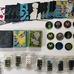 Pokemon TCG Miscellaneous Items Bulk Lot; Coins, Sleeves, Dice, Card binders Etc - Image 2