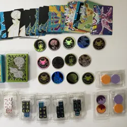 Pokemon TCG Miscellaneous Items Bulk Lot; Coins, Sleeves, Dice, Card binders Etc - Image 3