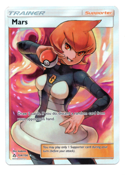 Mars Full Art Trainer 154/156 Ultra Prism Pokemon TCG - Image 1