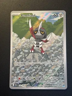 Pawniard Illustration Rare 142/086 Pokemon SV: Black Bolt - Image 1