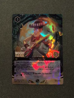 Woody - Jungle Guide 54/P3 Set Champ Promo Enchanted Foil Lorcana SHIPS FAST - Image 1