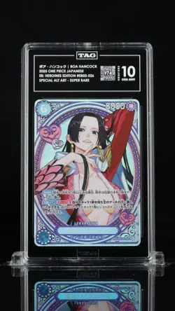 Boa Hancock #EB03-026 One Piece Heroines Edition Japanese SP TAG 10 Gem Mint 2a - Image 1