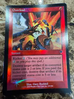 OVERLOAD Magic MTG Invasion Foil - Image 1